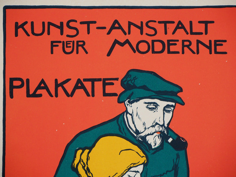 Otto FISCHER : Les amateurs de la lithographie, 1897 - Affiche