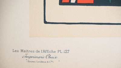 Otto FISCHER : Les amateurs de la lithographie, 1897 - Affiche (détail)