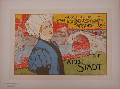 Otto FISCHER : La vieille ville, 1897 - Affiche
