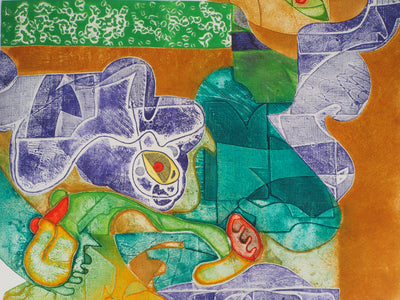 Gérard FITREMANN : Mes laitues naissent-elles? - Gravure