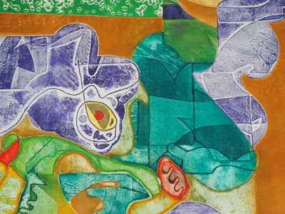 Gérard FITREMANN : Mes laitues naissent-elles? - Gravure (détail)