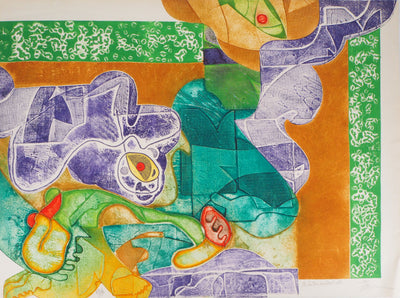 Gérard FITREMANN : Mes laitues naissent-elles? - Gravure (détail)