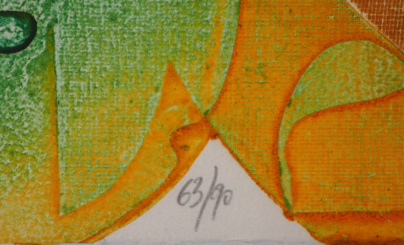 Gérard FITREMANN : Mes laitues naissent-elles? - Gravure (détail)