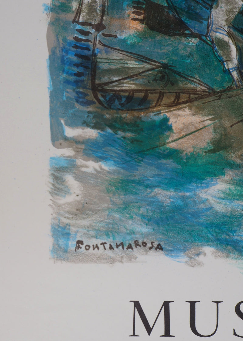 Lucien FONTANAROSA : Affiche Venise - Affiche (détail)