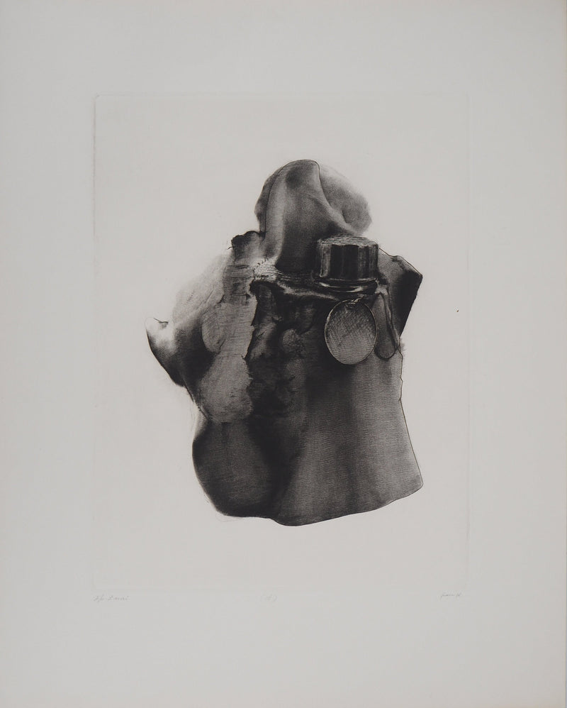 Christian FOSSIER : Cœur mécanique, 1976 - Gravure