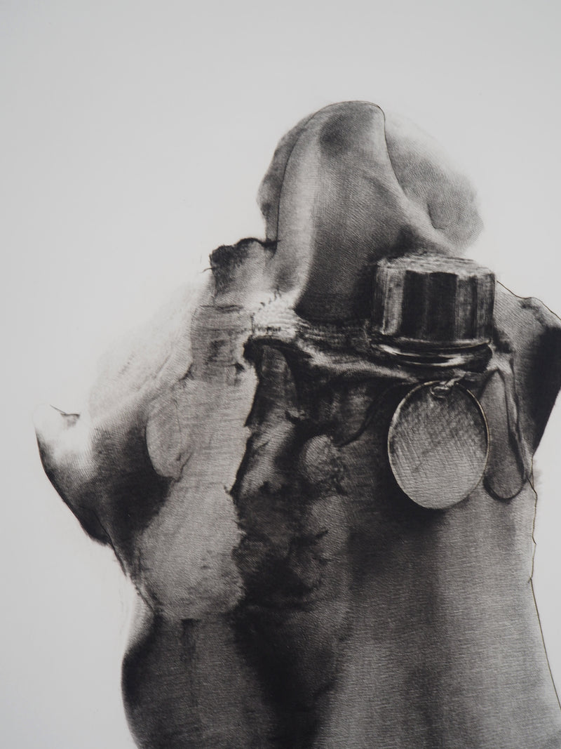 Christian FOSSIER : Cœur mécanique, 1976 - Gravure (détail)