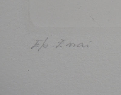 Christian FOSSIER : Cœur mécanique, 1976 - Gravure (détail)