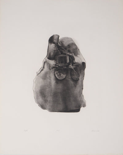 Christian FOSSIER : Empaquetage (f) - Gravure (détail)