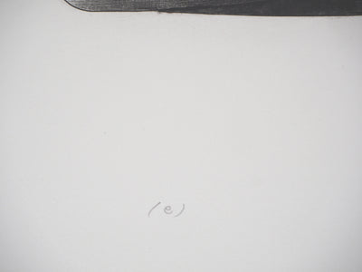 Christian FOSSIER : Empaquetage (f) - Gravure (détail)