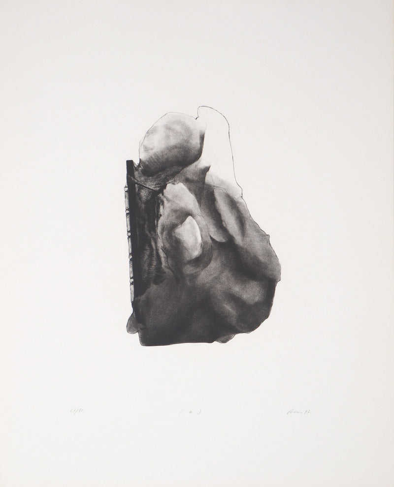Christian FOSSIER : Empaquetage (b) - Gravure (détail)
