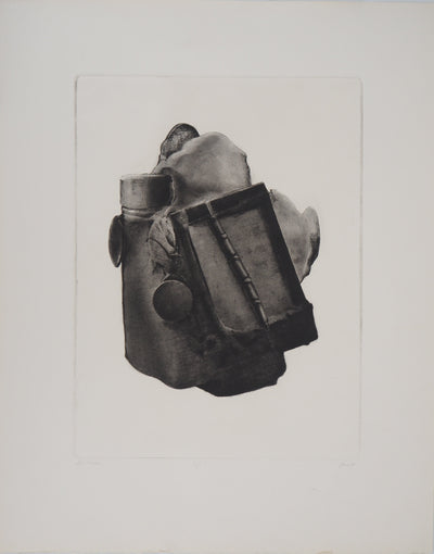 Christian FOSSIER : Essai mécanique : (F), 1976 - Gravure (détail)