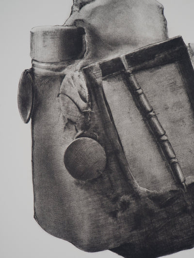 Christian FOSSIER : Essai mécanique : (F), 1976 - Gravure (détail)