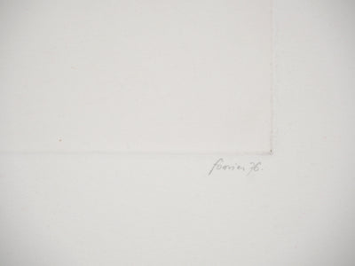Christian FOSSIER : Paquetage (b) - Gravure (détail)