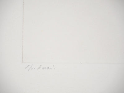 Christian FOSSIER : Paquetage (b) - Gravure (détail)