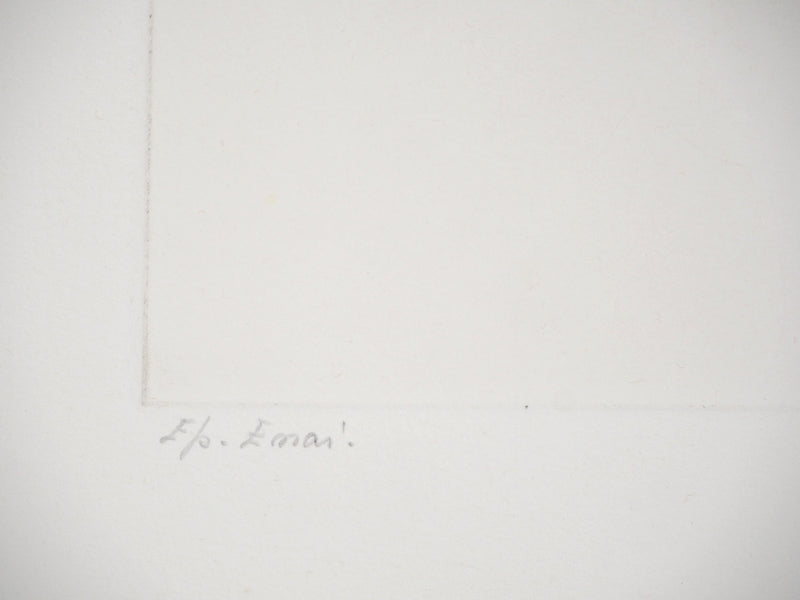 Christian FOSSIER : Paquetage (b) - Gravure (détail)