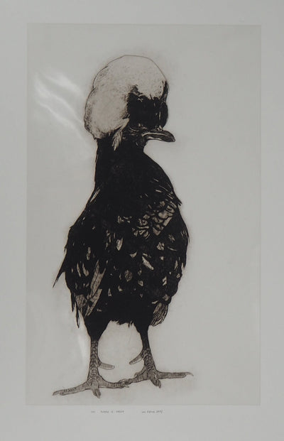 Iris FOSSIER : The Purple is Green, 2012 - Gravure (détail)