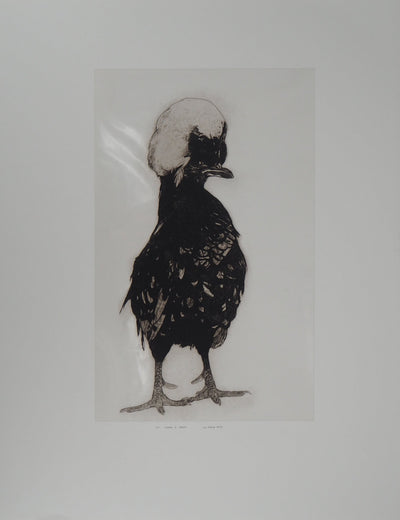 Iris FOSSIER : The Purple is Green, 2012 - Gravure (détail)