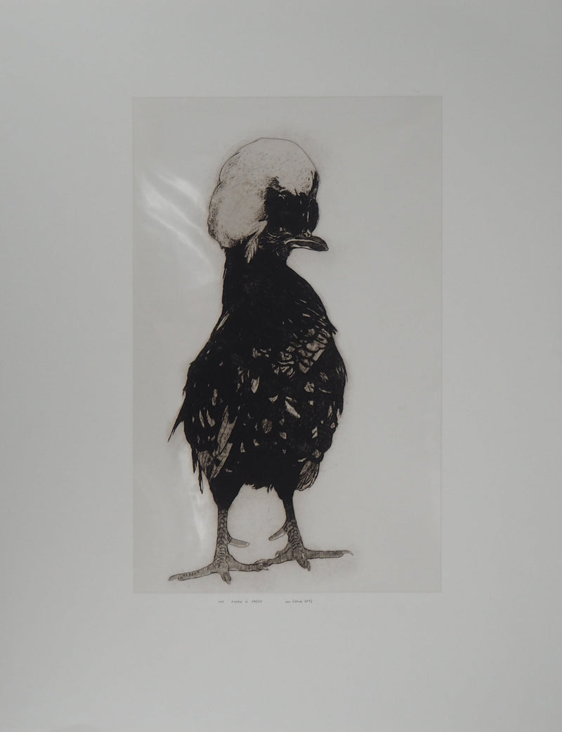 Iris FOSSIER : The Purple is Green, 2012 - Gravure (détail)