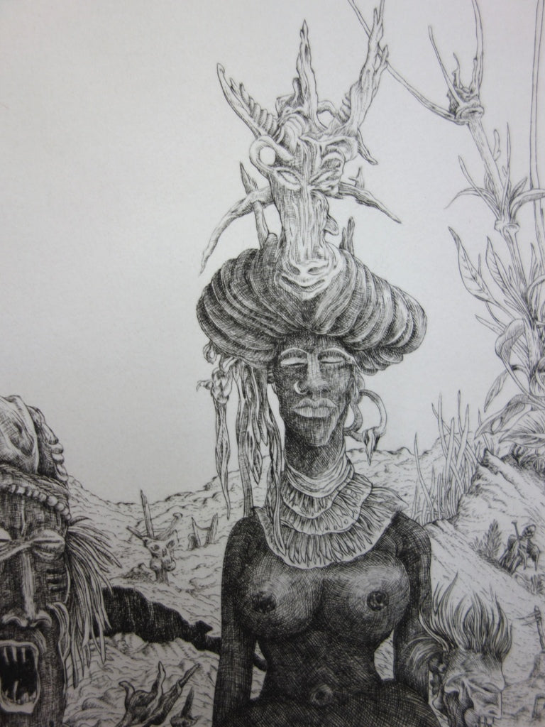 Miguel FRALEY : Les totems surréalistes - art (détail)