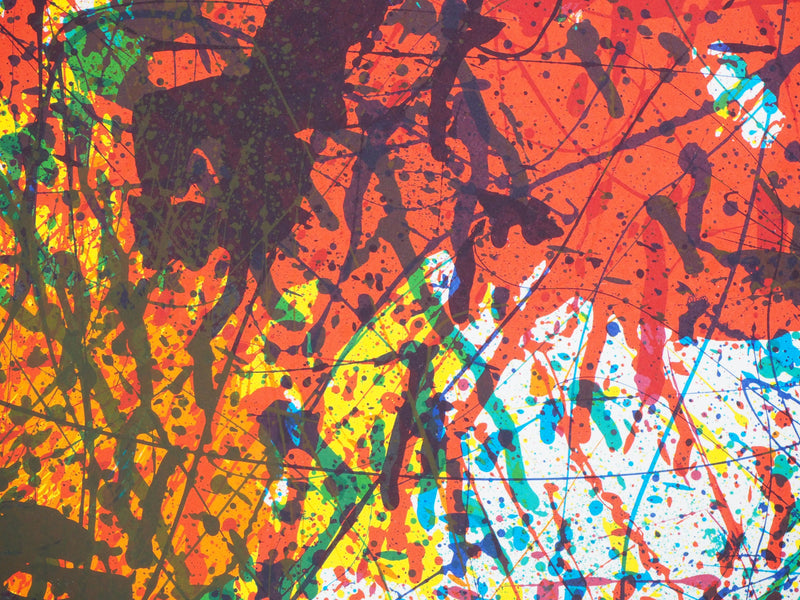 Sam FRANCIS : Explosion de couleurs - Affiche (détail)