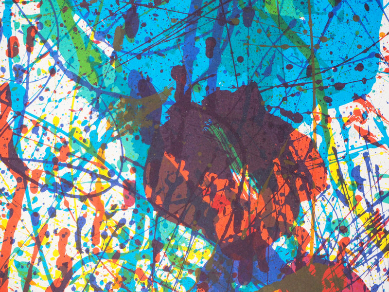 Sam FRANCIS : Explosion de couleurs - Affiche (détail)