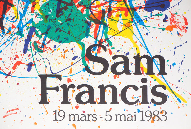 Sam FRANCIS : Explosion de couleurs - Affiche (détail)