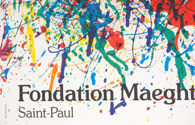 Sam FRANCIS : Explosion de couleurs - Affiche (détail)