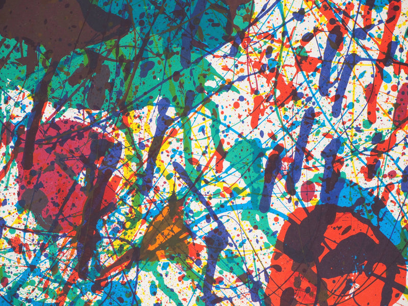 Sam FRANCIS : Explosion de couleurs - Affiche (détail)