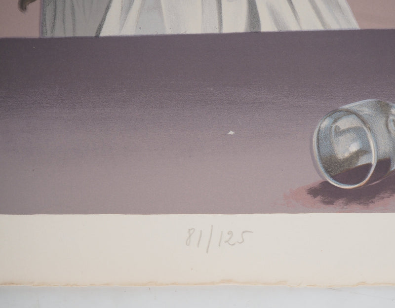 Nelly GAEL : Les trois sœurs - Lithographie (détail)