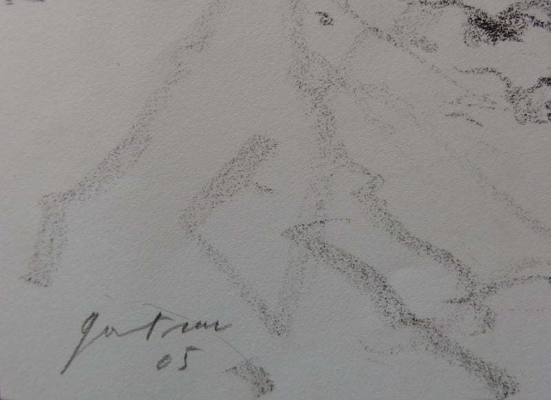 Bernard GANTNER : Chemin de village, 2005 - Dessin (détail)