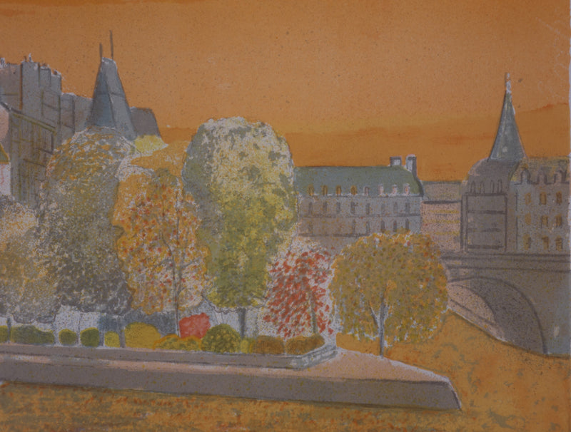 Pierre GARCIA-FONS : Coucher du soleil sur l&