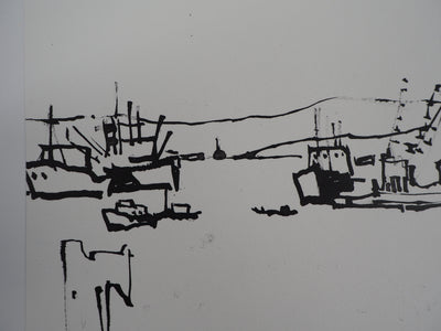 René GENIS : Athènes, 1978 - Dessin (détail)