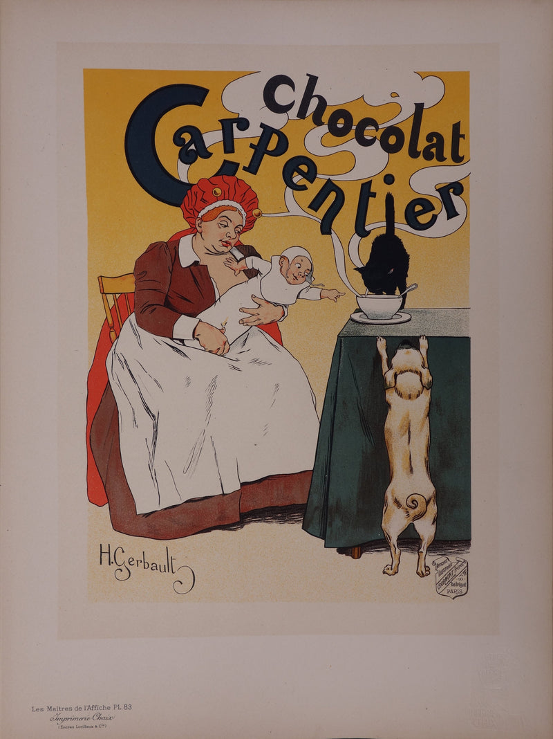 Henri GERBAULT : Chocolat Carpentier - Affiche