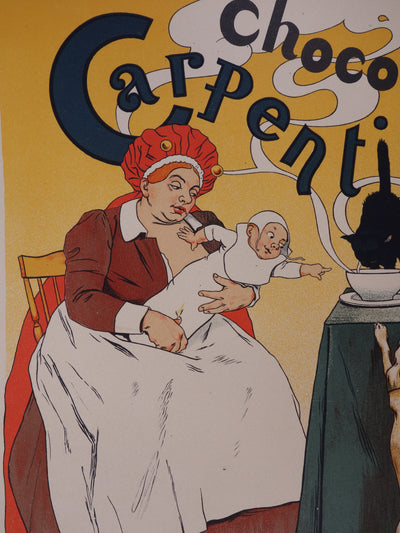 Henri GERBAULT : Chocolat Carpentier - Affiche (détail)