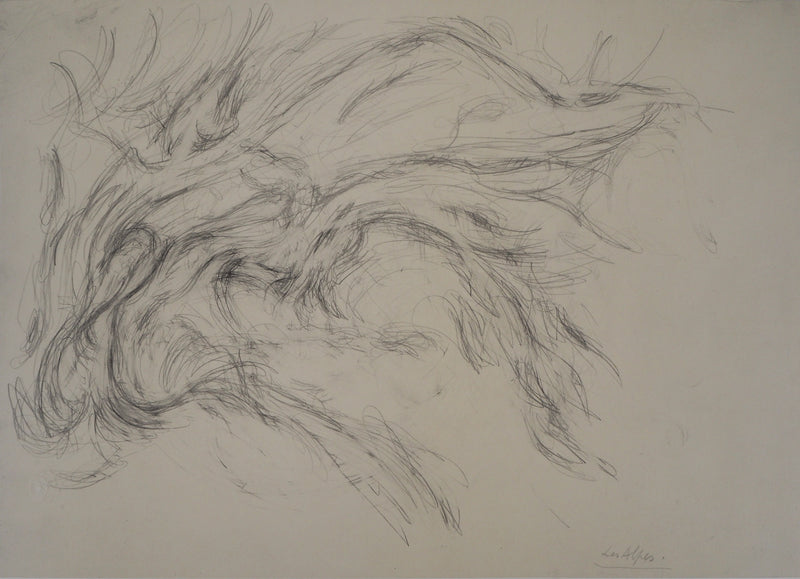 Alberto GIACOMETTI : Les Alpes - Lithographie