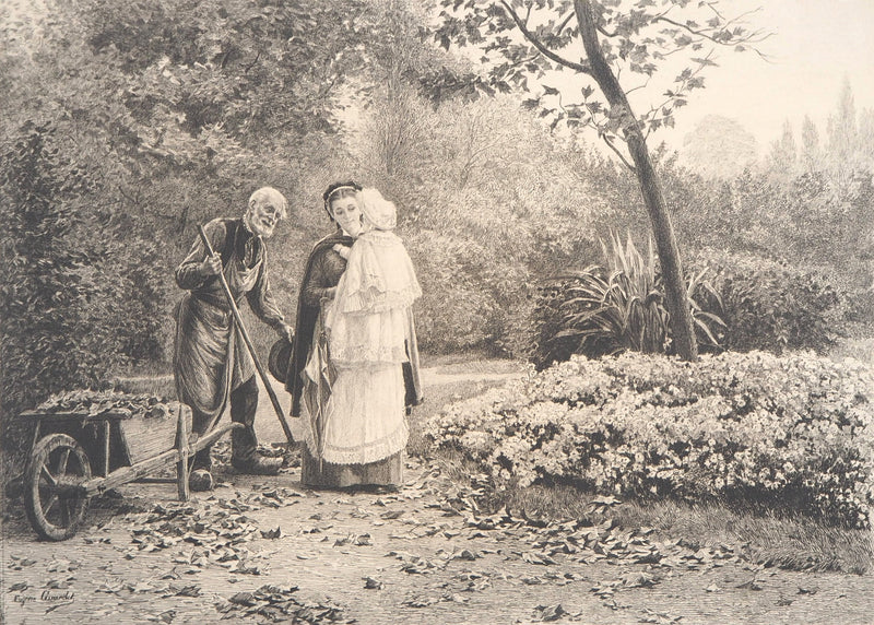 Eugène GIRARDET : Promenade sur l&