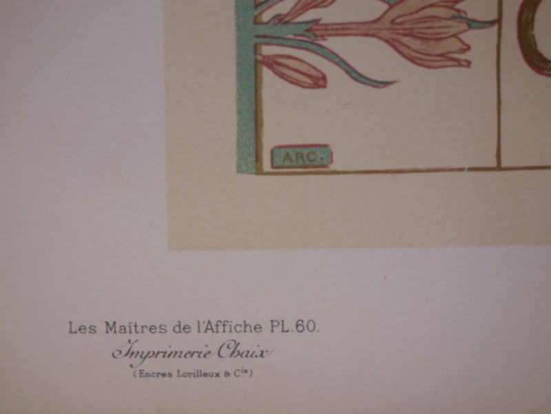 Alice RUSSELL GLENNY : Jeune femme à la fleur, 1897 - Affiche (détail)