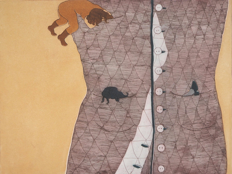 Gillian GOCKING : Pocket-fuls, 1974 - Gravure (détail)