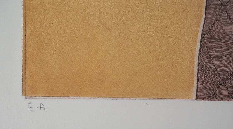 Gillian GOCKING : Pocket-fuls, 1974 - Gravure (détail)