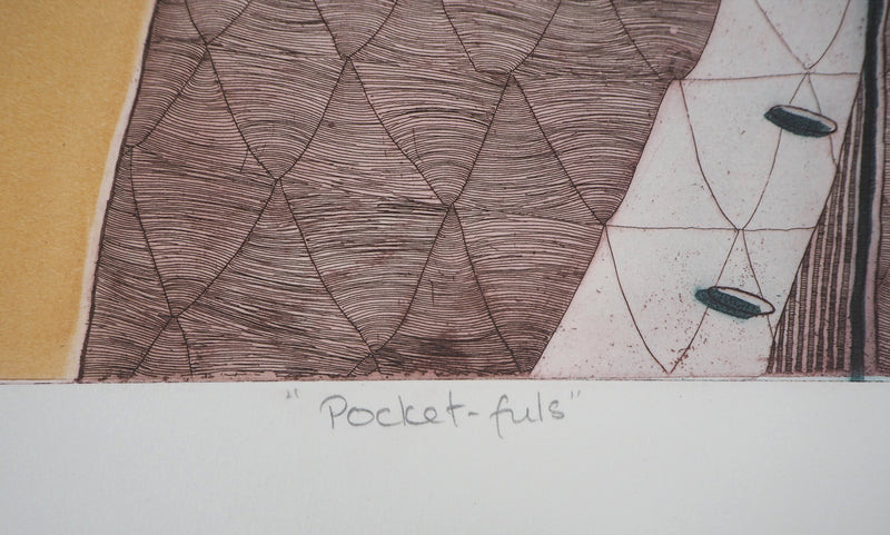 Gillian GOCKING : Pocket-fuls, 1974 - Gravure (détail)