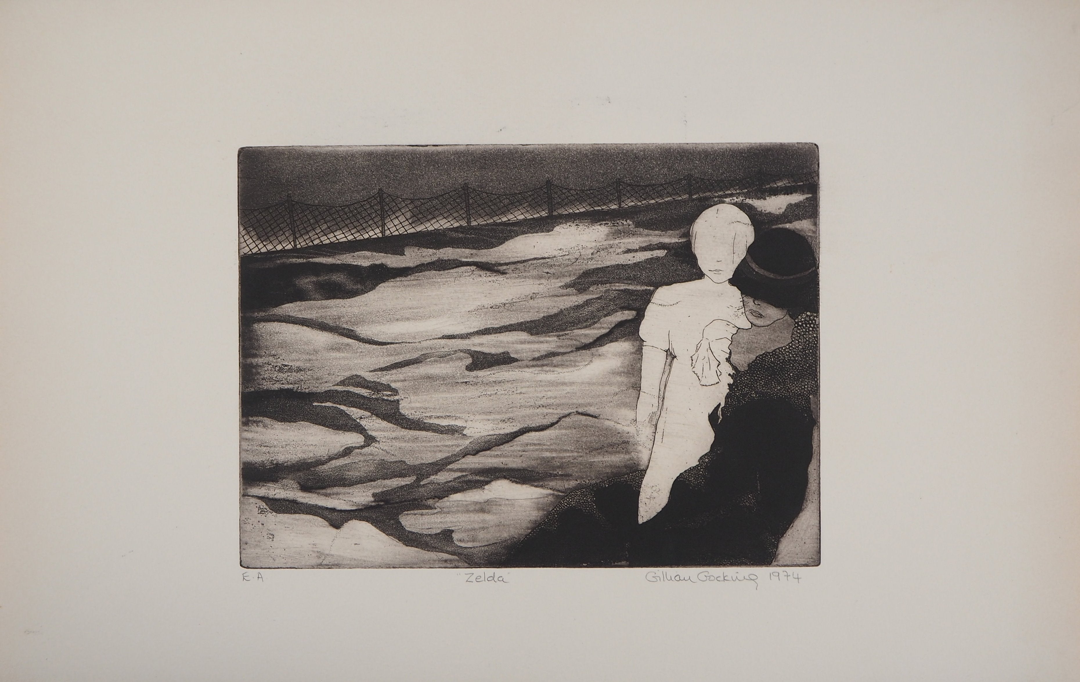 Gallian GOCKING: Zelda, 1974, Original engraving – art.paris