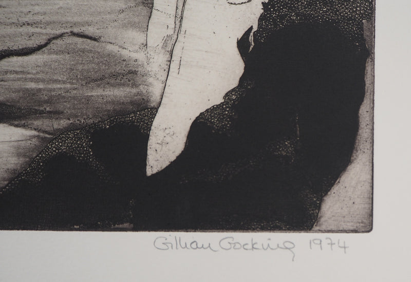 Gallian GOCKING : Zelda, 1974 - Gravure (détail)