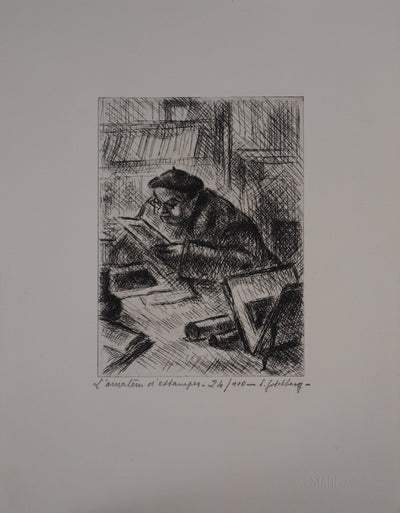Simon GOLDBERG : L'amateur d'estampes - Gravure