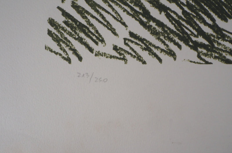 Luis GORDILLO : Composition pour les JO - 1992 - Lithographie (détail)