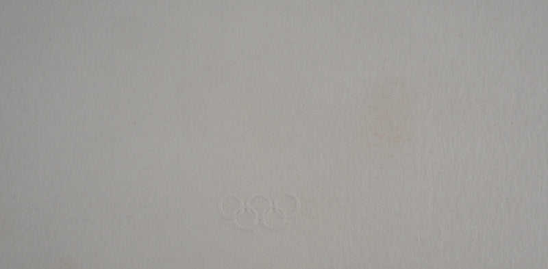 Luis GORDILLO : Composition pour les JO - 1992 - Lithographie (détail)