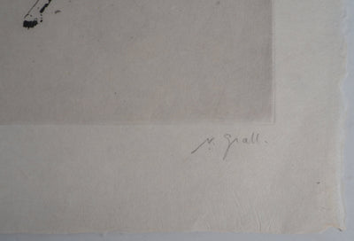 Nathalie GRALL : Hors champs IV - Gravure (détail)