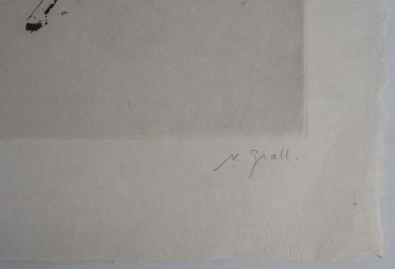 Nathalie GRALL : Hors champs IV - Gravure (détail)