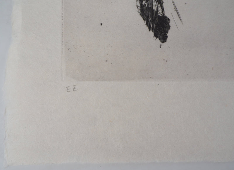 Nathalie GRALL : Hors champs III - Gravure (détail)