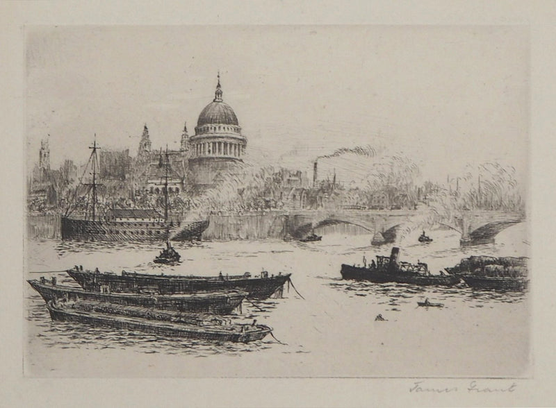 James GRANT : Cathédrale Saint-Paul de Londres - Gravure