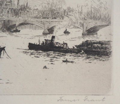 James GRANT : Cathédrale Saint-Paul de Londres - Gravure (détail)